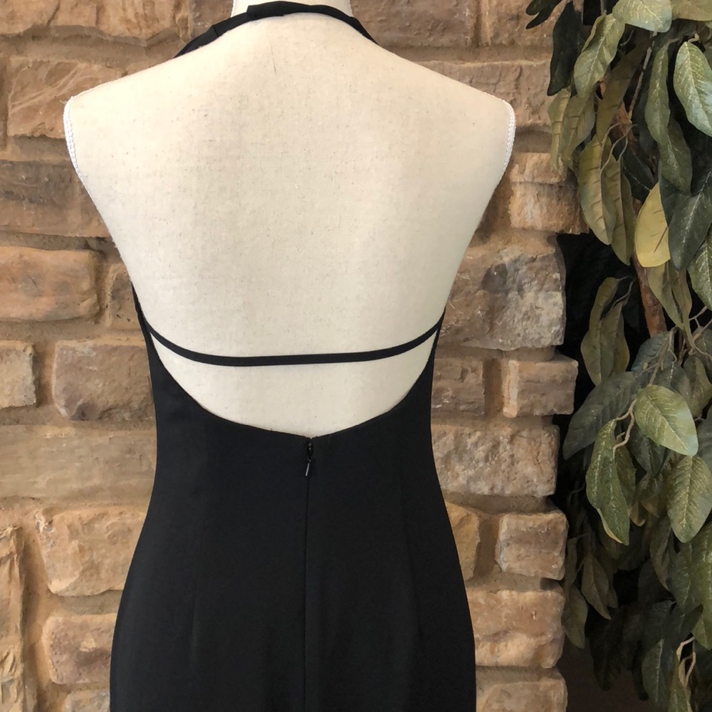 Badgley Mischka Black Maxi Dress - Picture 7 of 8